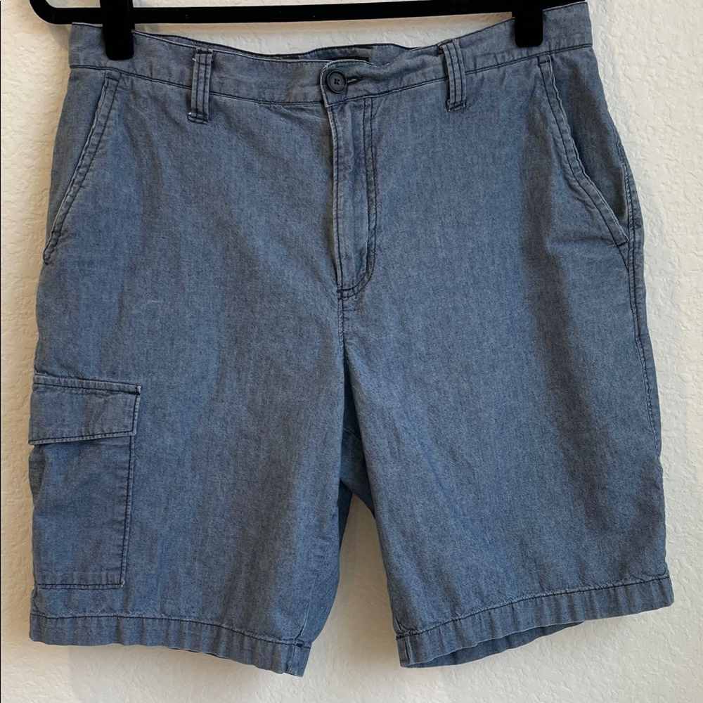 MARC ANTHONY Men's Blue Casual Cargo Shorts • 34
